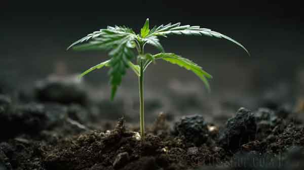 Weed Plant Stages: 3 Week Old Seedling - Dss